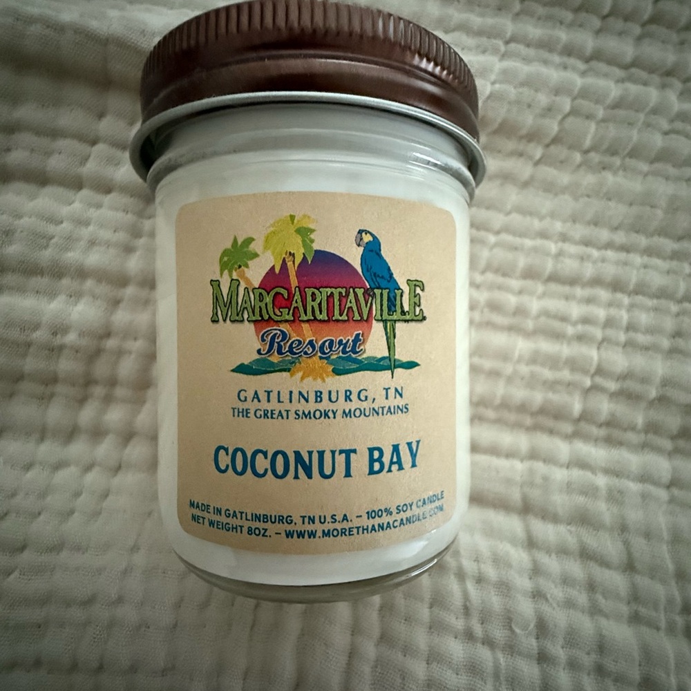 Margaritaville Coconut Bay Scented Candle - White - Picture 1 of 2